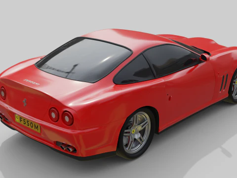 Ferrari 550 Maranello 3D Model in Sport Cars 519211 | 3DExport