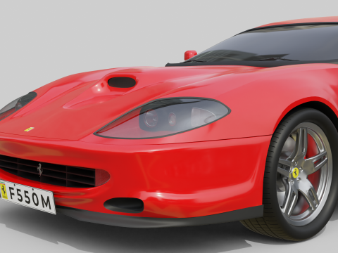 法拉利 550 马拉内罗 3D 模型