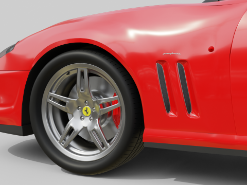 法拉利 550 马拉内罗 3D 模型
