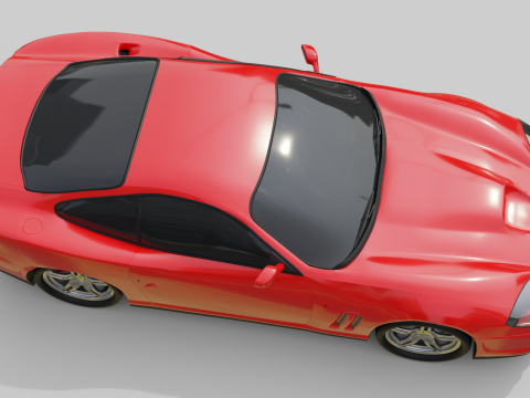 法拉利 550 马拉内罗 3D 模型