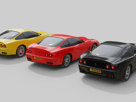 法拉利 550 马拉内罗 3D 模型