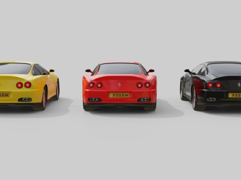 法拉利 550 马拉内罗 3D 模型