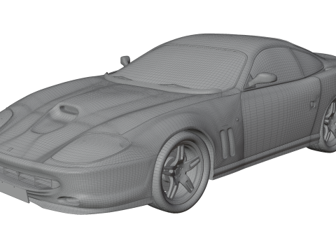 法拉利 550 马拉内罗 3D 模型