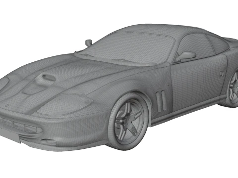 Ferrari 550 Maranello 3D Model