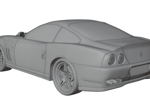 法拉利 550 马拉内罗 3D 模型