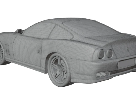 Ferrari 550 Maranello 3D Model