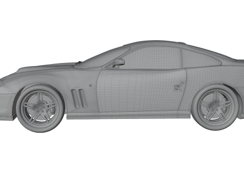 法拉利 550 马拉内罗 3D 模型