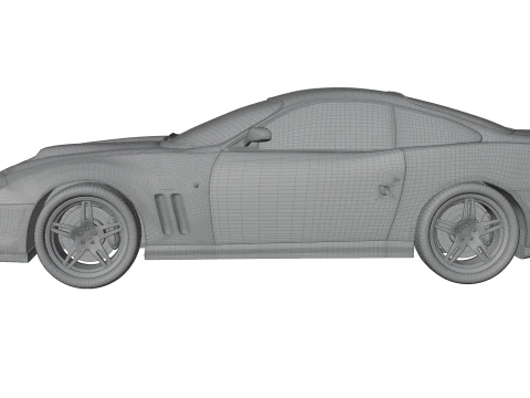 Ferrari 550 Maranello 3D Model