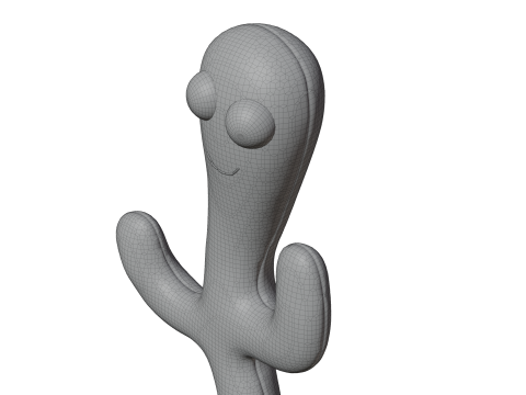 Dancing Cactus Toy - Rigged and Animated 3D Model
