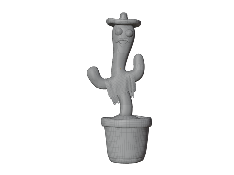 Mexican Dancing Cactus Toy - Rigged and Animated 3D Модель