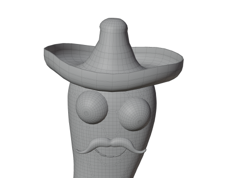 Mexican Dancing Cactus Toy - Rigged and Animated 3D Модель