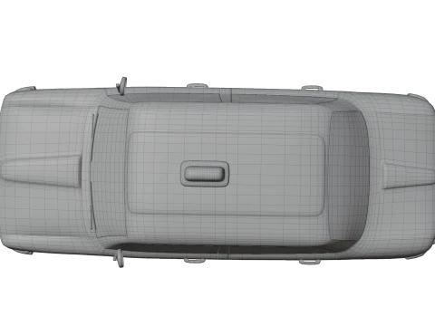 低聚老式出租车游戏就绪和渲染资产 3D 模型