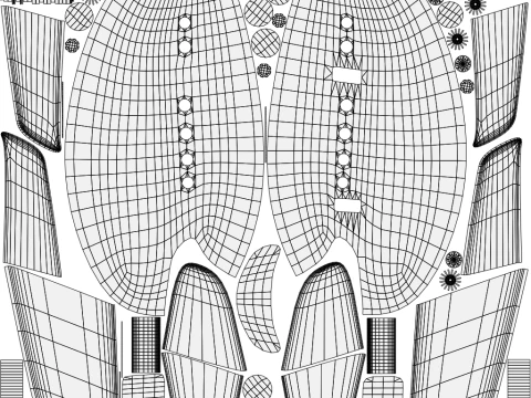 Avi&atilde;o de desenho animado Modelo 3D