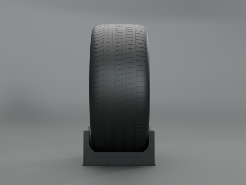 Realistic Car Wheel - Free Asset Model 3D