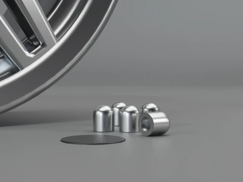 Realistic Car Wheel - Free Asset 3D Model