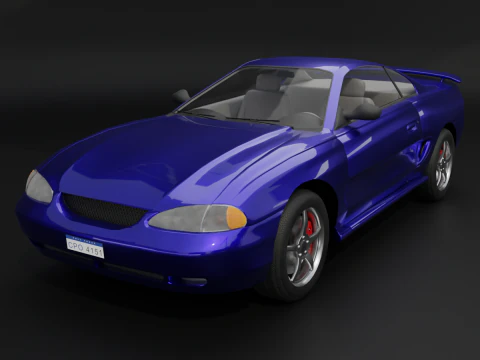 Mobil Sport Coupe Model 3D