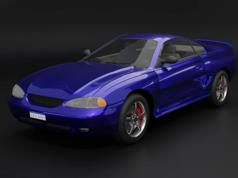 Sport Coupe Car 3D Model