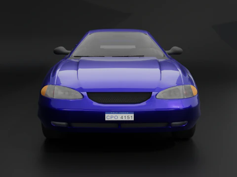 Sport Coupe Car 3D Model