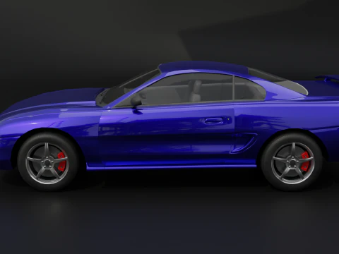 Sport Coupe Car 3D Model