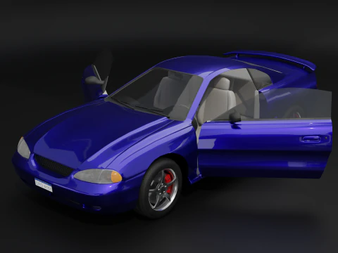 Sport Coupe Car 3D Model