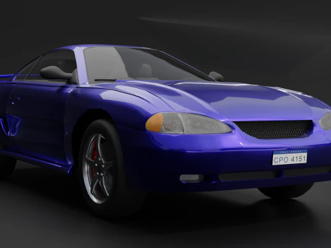 Sport Coupe Car 3D Model