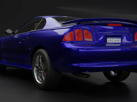 Sport Coupe Car 3D Model