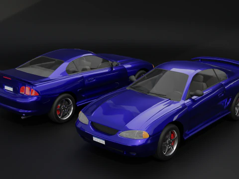 Sport Coupe Car 3D Model