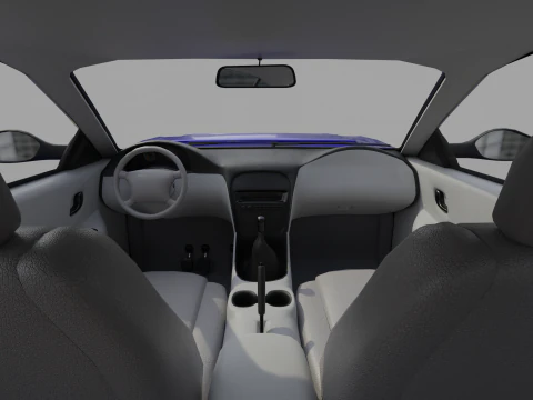 Sport Coupe Car 3D Model