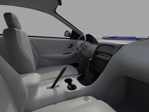 Sport Coupe Car 3D Model