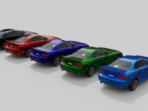 Sport Coupe Car 3D Model