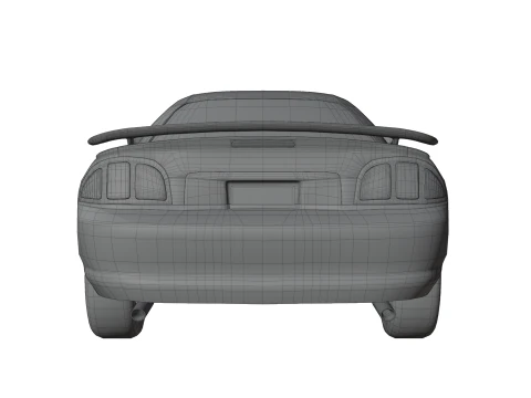 Sport Coupe Car 3D Model