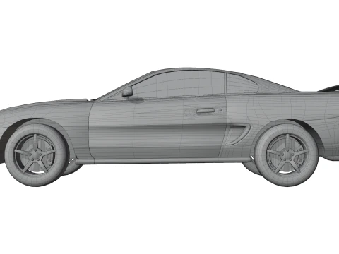 Sport Coupe Car 3D Model