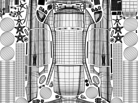 Sport Coupe Car 3D Model