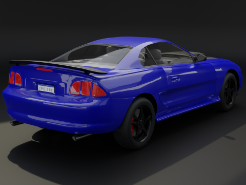 Two-Toned Sport Car 3D Model