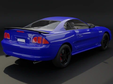 Two-Toned Sport Car 3D Model