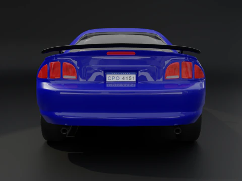 Two-Toned Sport Car 3D Model