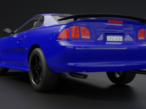 Two-Toned Sport Car 3D Model
