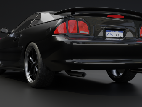 Sport Flame Car Modèle 3D