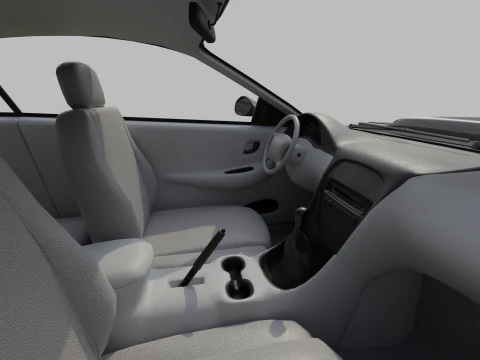 Sport Flame Car 3D Model