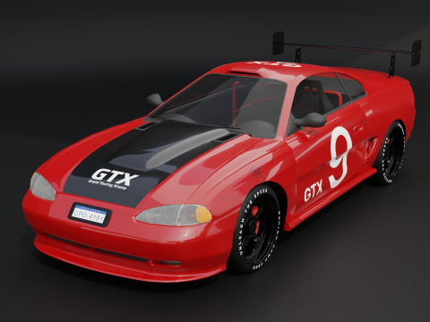 Racing Car 3D Model