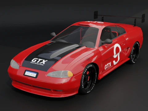 Racing Car 3D Model