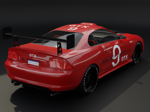 Racing Car 3D Model