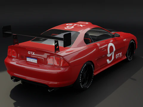 Racing Car 3D Model