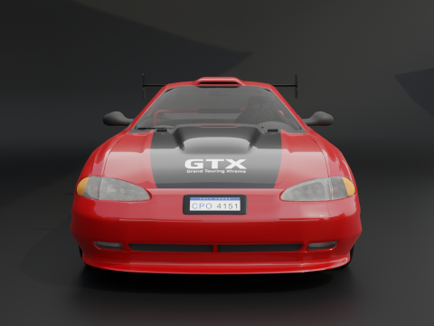 Racing Car 3D Model