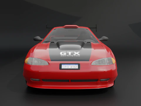 Racing Car 3D Model