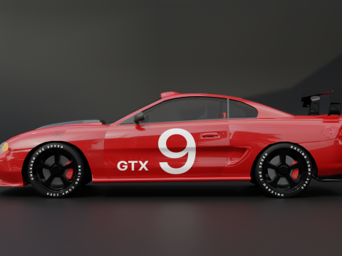Racing Car 3D Model