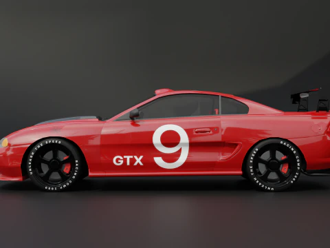 Racing Car 3D Model