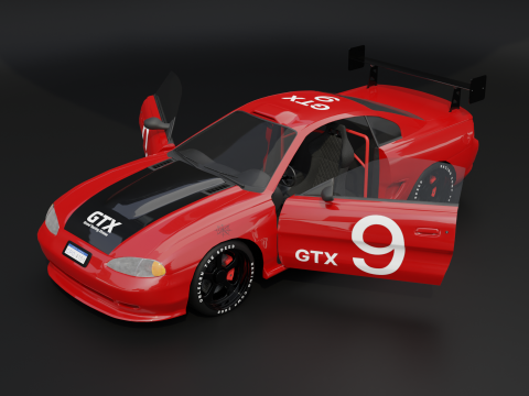 Racing Car 3D Model
