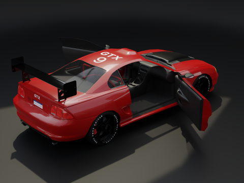 Racing Car 3D Model