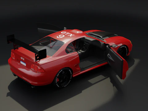 Racing Car 3D Model